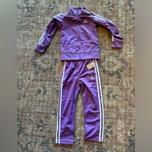Girls New with Tags Adidas 2-piece Track Suit